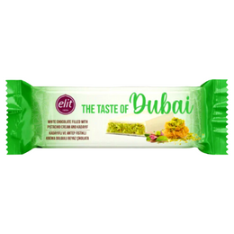 Elit The Taste of Dubai - White Chocolate Filled Pistachio Cream with Kadayif 24x30g