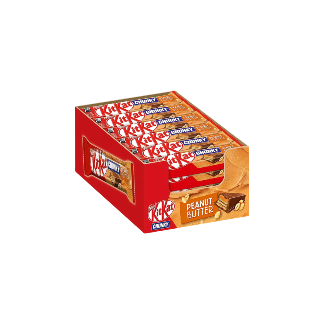 Kit Kat Chunky Peanut Butter 24 x 42g KitKat Beurre de cacahuète CandyMarket.Fr