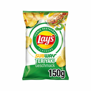 Lay’s Iconic Restaurant Subway Teriyaki 9x150g