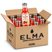 ELMA Limonade Fraise Poire 12 x 25cl