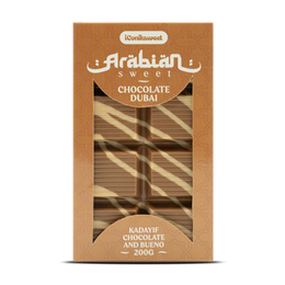 iConiksweet – Tablette de Chocolat Dubai - Kayadif Chocolat au lait & Bueno – 12x200g
