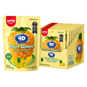 Amos 4D Gummy Pineapple 24x65g