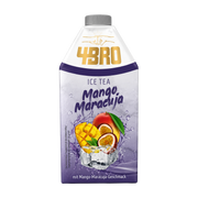 4BRO Ice Tea Mango Maracuja 8x500ml - Thé Froid Mangue Fruit de la Passion Maracuyà
