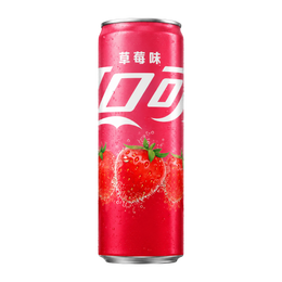 Coca Cola Strawberry China 24x330 ml - Coca Cola fraise de Chine