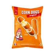 Brochette Corn Dog Original Saucisse Mozzarella BUDJI 6x285g