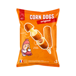 Brochette Corn Dog Original Saucisse Mozzarella BUDJI 6x285g