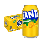 Fanta US Pineapple 12x355ml - Fanta US Ananas