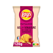 Lay's Chips Paysanne Sel & Vinaigre 24 x 120 g