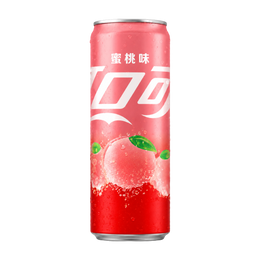 Coca Cola Pêche Blanche Chine 24x33 cL