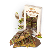 iConiksweet – ArabianSweet - Tablette de Chocolat Dubai - Kayadif Chocolat & Pistache – 12x200g - CandyMarket.Fr