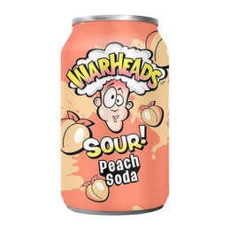 Warheads Sour Peach Soda 12x330ml