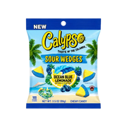 Calypso Sour Wedges Ocean Blue Lemonade 12 x 99g