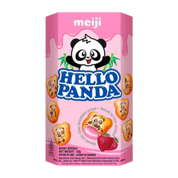 Hello Panda Strawberry 10x42g - Hello Panda Fraise