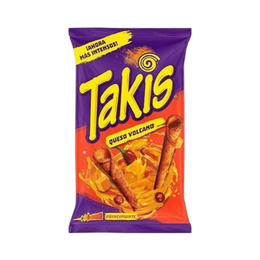 Takis Queso Volcano 18x100g - Takis Saveur Fromage Piquant