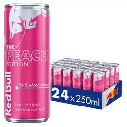 Red Bull 24 x 250ml Peach Edition Pêche Blanche