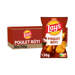 Lay's Chips Poulet Rôti 10 x 130 g
