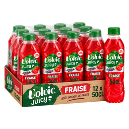 Volvic Juicy Fraise 12x50cl