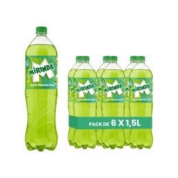 Mirinda Pomme Kiwi 6 x 1,5 L
