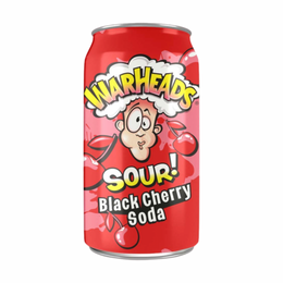 Warheads Sour Black Cherry Soda 12x330ml