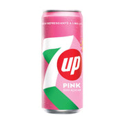 7up Pink Limonade sans sucres 24x330ml