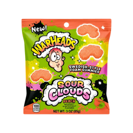 Warheads Sour Clouds Peach 12 x 85g