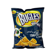Bugles Tomato & Pepper 10 x 120g - CandyMarket.Fr