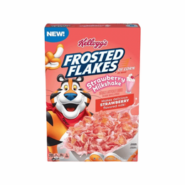 Kellogg's Strawberry Milshake Frosted Flakes Cereal 12 x 350g