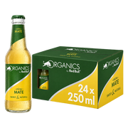 Red Bull Organic Mate GlassBot 24x250ml FR
