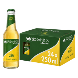 Red Bull Organic Mate GlassBot 24x250ml FR