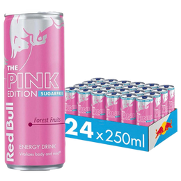 Red Bull The Pink Edition Waldbeere 24x250ml - Red Bull Saveur Baie Sauvage