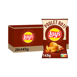 Lay's Chips Poulet Rôti 20 x 145 g
