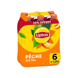 Lipton Pêche 6 x 1,25 L