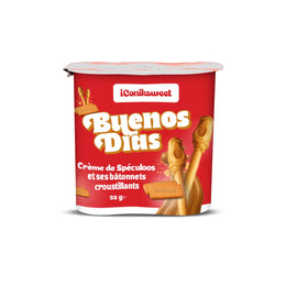 iConiksweet - Buenos Dias - Crème de Spéculoos et ses bâtonnets croustillants 24x55g