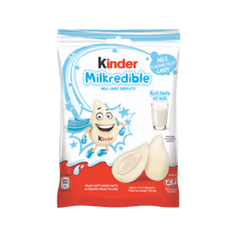 Kinder Milkredible China 8 x 23.4g - Bonbons au lait en forme de goutte garniture à la crème de lait