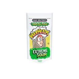 Van Holten’s Warheads Sour Dill Pickle 12x126g - Van Holten's Warheads Cornichon à l'aneth aigre doux