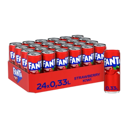 Fanta Strawberry Kiwi 24 x 33cl