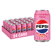 Pepsi Raspberry Ripple Flavour Zero Sugar 24x330ml - Pepsi goût Framboise