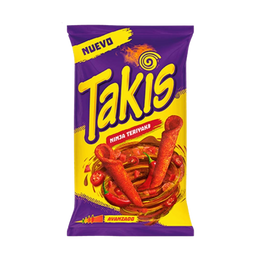 Takis Ninja Teriyaki 90g x 18- Takis Hot intensité 4