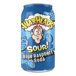 Warheads Sour Blue Raspberry Soda 12x330ml