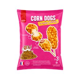 Brochette Corn Dog Crispy Potato Saucisse-mozzarella BUDJI 6x440g