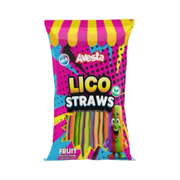 Avesta Lico Straws Fruits Display 12 x 70g