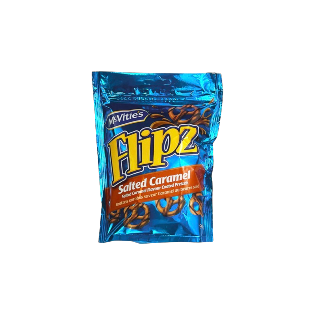 Flipz Salted Caramel 6x90g - Flipz Caramel salé – Candy Market France