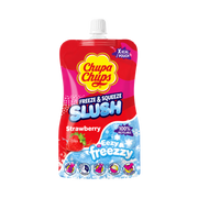 Chupa Chups Freeze & Squeeze Slush Granita Strawberry 2x12x250ml