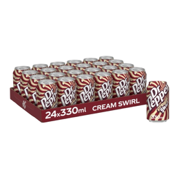 Dr Pepper Cream Swirl 24 x 330 ml