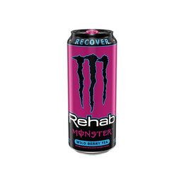 Monster Rehab Wild Berry Tea 12x458ml - Monster aux Thé de Baies Sauvage