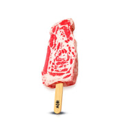 Steak Shaped Frozen Dessert Strawberry & Milk 24x80g