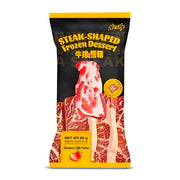 Steak Shaped Frozen Dessert Strawberry & Milk 24x80g