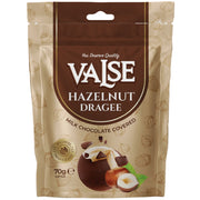 Valse Hazelnut Dragee 12x70g - Milk Chocolate Covered