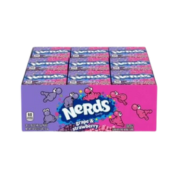 Nerds Pocket Grape Strawberry 36×46,7g - Nerds Saveur Raisin Fraise