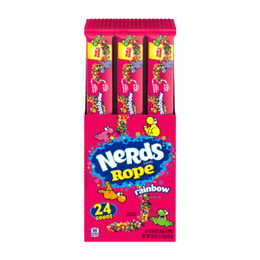 Nerds Rope rainbow 24x26g - Nerds Rope Multicolores